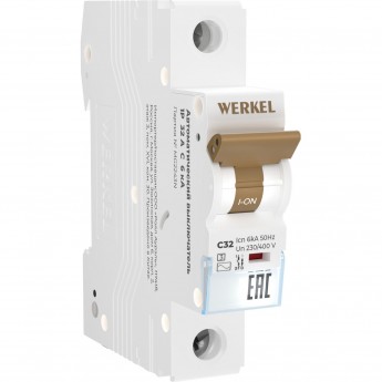 Автоматический выключатель WERKEL W901P326 1P 32 A C 6 кА