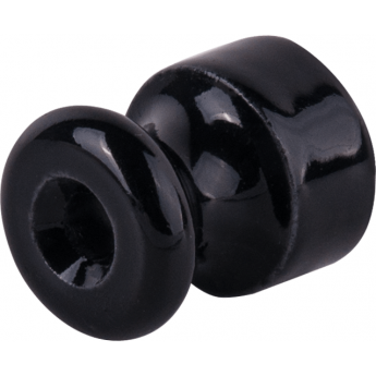 Комплект изоляторов с крепежом WERKEL РЕТРО WL18-17-01, 10 шт (черный)