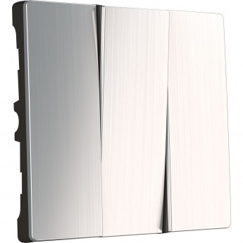 Набор клавиш WERKEL W1139002 для выключателя трехклавишного, глянцевый никель Набор клавиш WERKEL W1139002 для выключателя трехклавишного, глянцевый никель