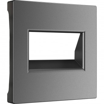 Накладка WERKEL W1191164 для двойной розетки Еthernet RJ-45 (графит матовый)