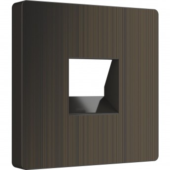 Накладка WERKEL WL12-RJ-CP для розетки Ethernet RJ-45 и телефонной розетки RJ11 (бронзовый) Накладка WERKEL WL12-RJ-CP для розетки Ethernet RJ-45 и телефонной розетки RJ11 (бронзовый)