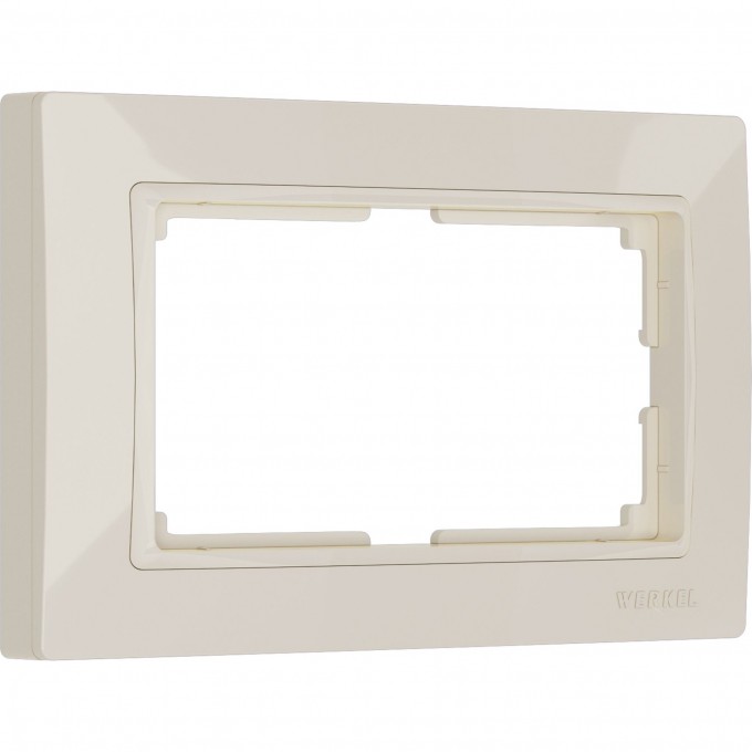 Рамка для двойной розетки WERKEL SNABB BASIC WL03-Frame-01-DBL-ivory (слоновая кость, basic) a040199