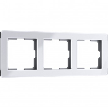 Рамка из акрила WERKEL ACRYLIC W0032701 на 3 поста, белый