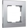 Рамка из металла на 1 пост WERKEL АLUMINIUM W0011706 алюминий a050948