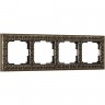Рамка из металла WERKEL ANTIK W0041512 на 4 поста, бронза a050939