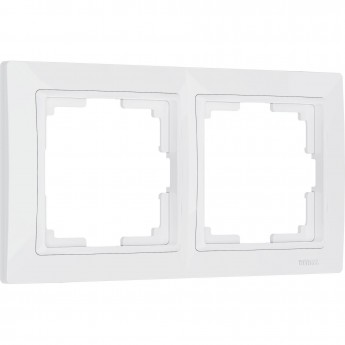 Рамка из пластика на 2 поста WERKEL SNABB BASIC W0022001 белый