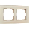 Рамка из стекла на 2 поста WERKEL FAVORIT W0021111 шампань a050796