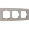 Рамка из стекла WERKEL ELITE W0032417 на 3 поста, дымчатый a057876