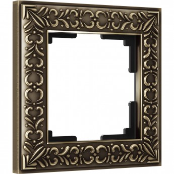 Рамка на 1 пост WERKEL ANTIK WL07-Frame-01 (бронза) Рамка на 1 пост WERKEL ANTIK WL07-Frame-01 (бронза)