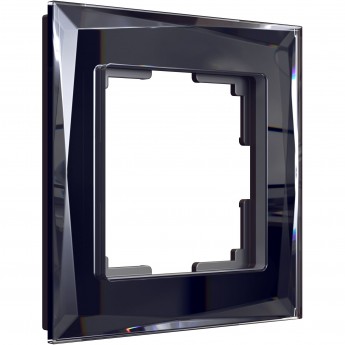 Рамка на 1 пост WERKEL DIAMANT WL08-Frame-01 (черный) Рамка на 1 пост WERKEL DIAMANT WL08-Frame-01 (черный)