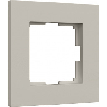 Рамка на 1 пост WERKEL SLAB W0012917 дымчатый софт