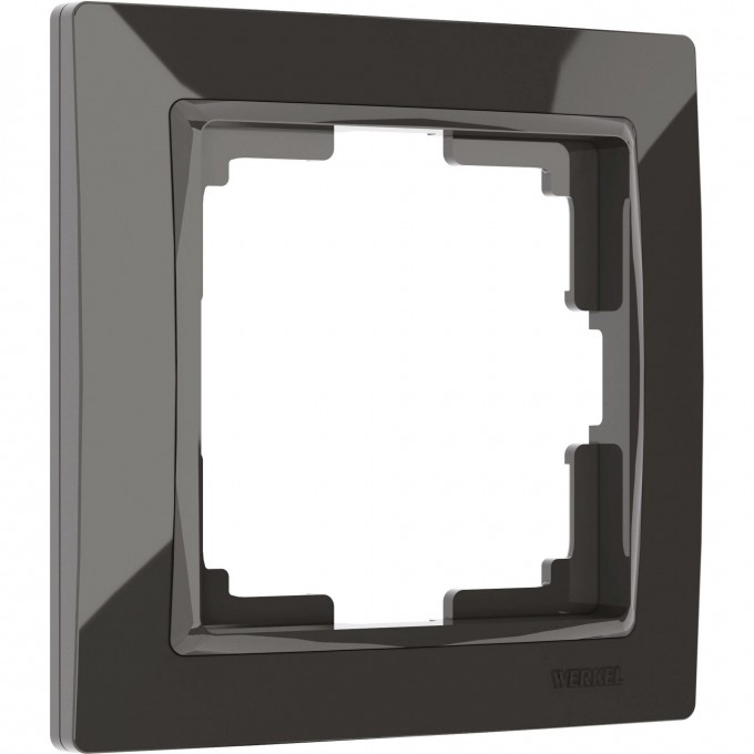 Рамка на 1 пост WERKEL SNABB BASIC WL03-Frame-01 (серо-коричневый, basic) a036698 Рамка на 1 пост WERKEL SNABB BASIC WL03-Frame-01 (серо-коричневый, basic) a036698