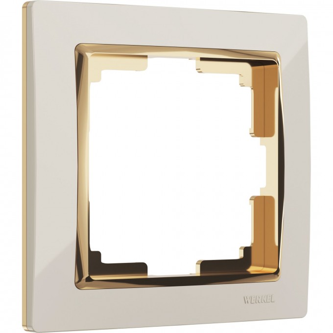 Рамка на 1 пост WERKEL SNABB WL03-Frame-01-ivory-GD (слоновая кость/золото) a035247