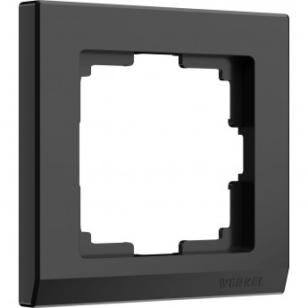 Рамка на 1 пост WERKEL STARK WL04-Frame-01-black (черный) Рамка на 1 пост WERKEL STARK WL04-Frame-01-black (черный)