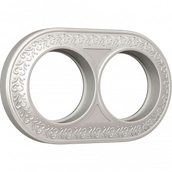 Рамка на 2 поста WERKEL ANTIK RUNDA WL70-frame-02 жемчужный Рамка на 2 поста WERKEL ANTIK RUNDA WL70-frame-02 жемчужный