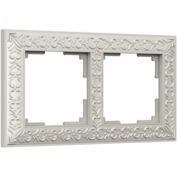 Рамка на 2 поста WERKEL ANTIK W0021521 (жемчужный) Рамка на 2 поста WERKEL ANTIK W0021521 (жемчужный)