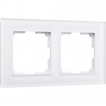 Рамка на 2 поста WERKEL FAVORIT WL01-Frame-02 (белый матовый, стекло) Рамка на 2 поста WERKEL FAVORIT WL01-Frame-02 (белый матовый, стекло)
