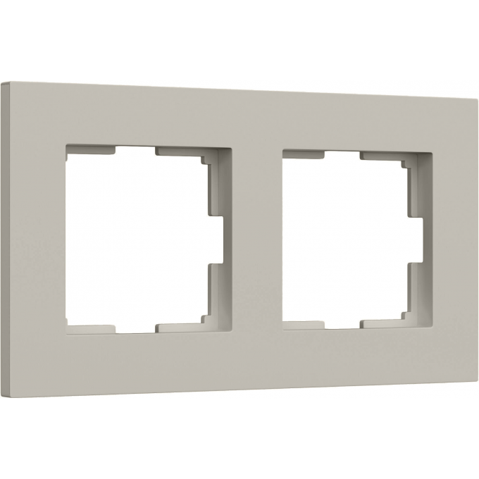 Рамка на 2 поста WERKEL SLABW0022917 дымчатый софт a071621