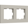 Рамка на 2 поста WERKEL SLABW0022917 дымчатый софт a071621