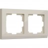 Рамка на 2 поста WERKEL STARK WL04-Frame-02-ivory (слоновая кость) a028942