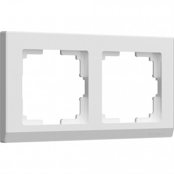 Рамка на 2 поста WERKEL STARK WL04-Frame-02-white (белый) Рамка на 2 поста WERKEL STARK WL04-Frame-02-white (белый)