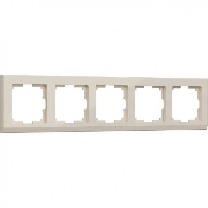 Рамка на 5 постов WERKEL FLOCK WL05-Frame-05-ivory слоновая кость a030795