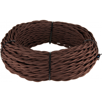 Ретро кабель витой WERKEL W6453314 3х2,5 коричневый (20 м)
