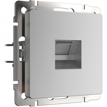 Розетка Ethernet RJ-45 WERKEL W1181006 серебряный Розетка Ethernet RJ-45 WERKEL W1181006 серебряный