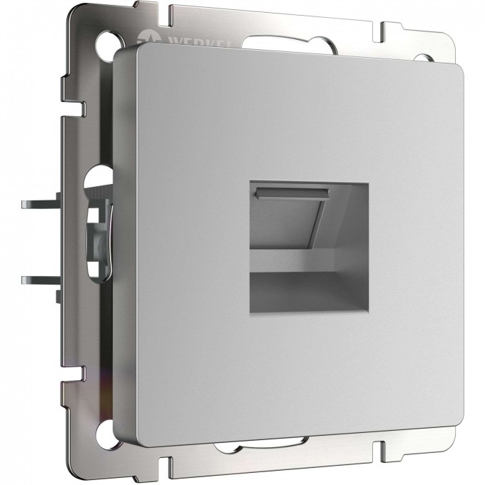 Розетка Ethernet RJ-45 WERKEL W1181006 серебряный a050880