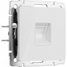 Розетка Ethernet RJ-45 WERKEL W1181041 (белый акрил)