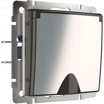Розетка WERKEL W1171207 влагозащ. с зазем. с защит. крышкой и шторками серо-коричневый Розетка WERKEL W1171207 влагозащ. с зазем. с защит. крышкой и шторками серо-коричневый