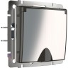 Розетка WERKEL W1171207 влагозащ. с зазем. с защит. крышкой и шторками серо-коричневый a050839
