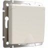 Розетка WERKEL W1171262 с заземлением и шторками, c крышкой, айвори матовый