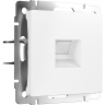 Розетка WERKEL W5120001 Ethernet RJ-45 cat. 6A экранированная белый матовый a069684